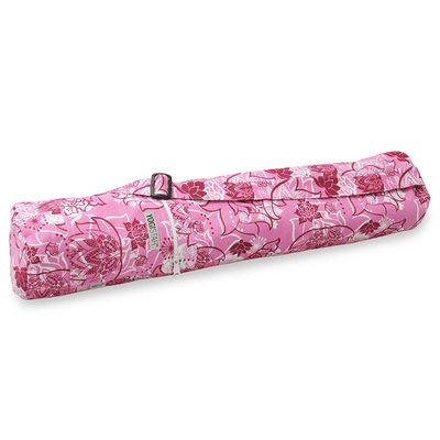 Yogistar- Τσάντα για στρώμα γιόγκα 'Basic' zip cotton - Lotus Rose/Red - 65 cm - mykarma.gr