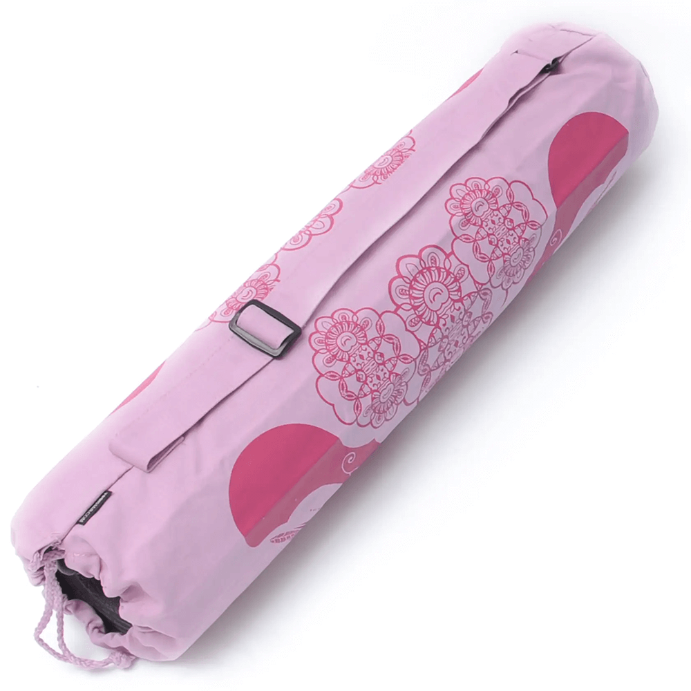 Yogistar- Τσάντα για στρώμα γιόγκα 'Basic' cotton - Ethnic Rose - 65 cm - mykarma.gr
