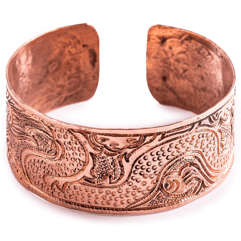 Χειροποίητο Βραχιόλι Χάλκινο «Δράκος» από 100% χαλκό Μέγεθος ρυθμιζόμενο Βάρος:36 γρ - mykarma.gr