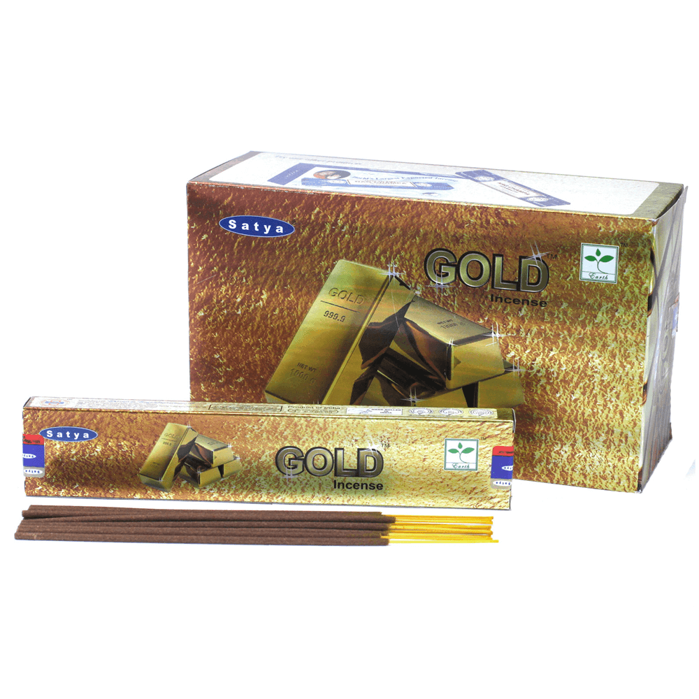 Αρωματικά Στικ - Satya Gold. Βάρος: 15γρ. - mykarma.gr