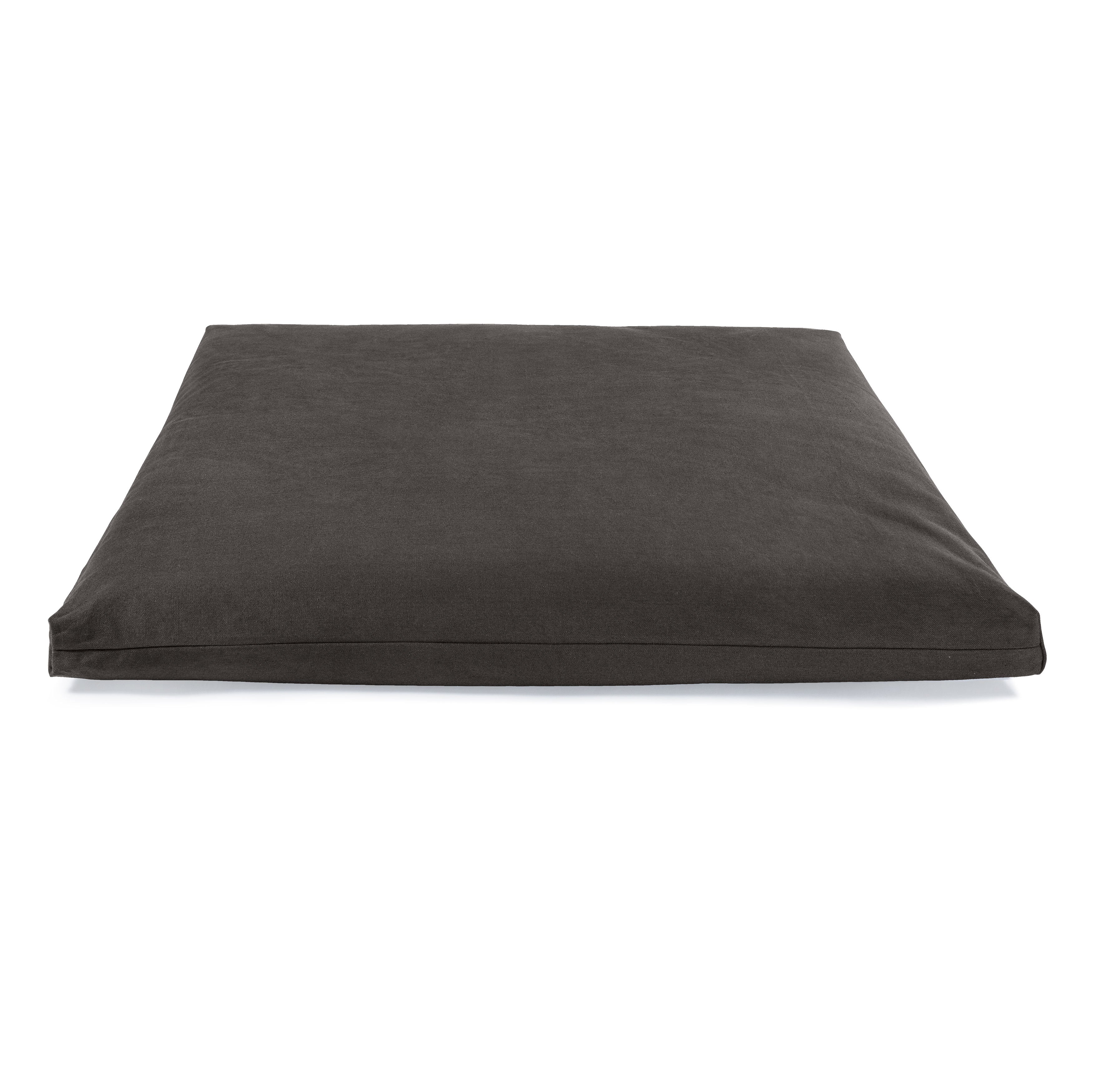 Meditation Mat Zabuton | Μαξιλάρι Διαλογισμού Zabuton (γέμιση: αφρολέξ) -Anthracite.Διαστάσεις 65 x 65 x 5 cm - mykarma.gr