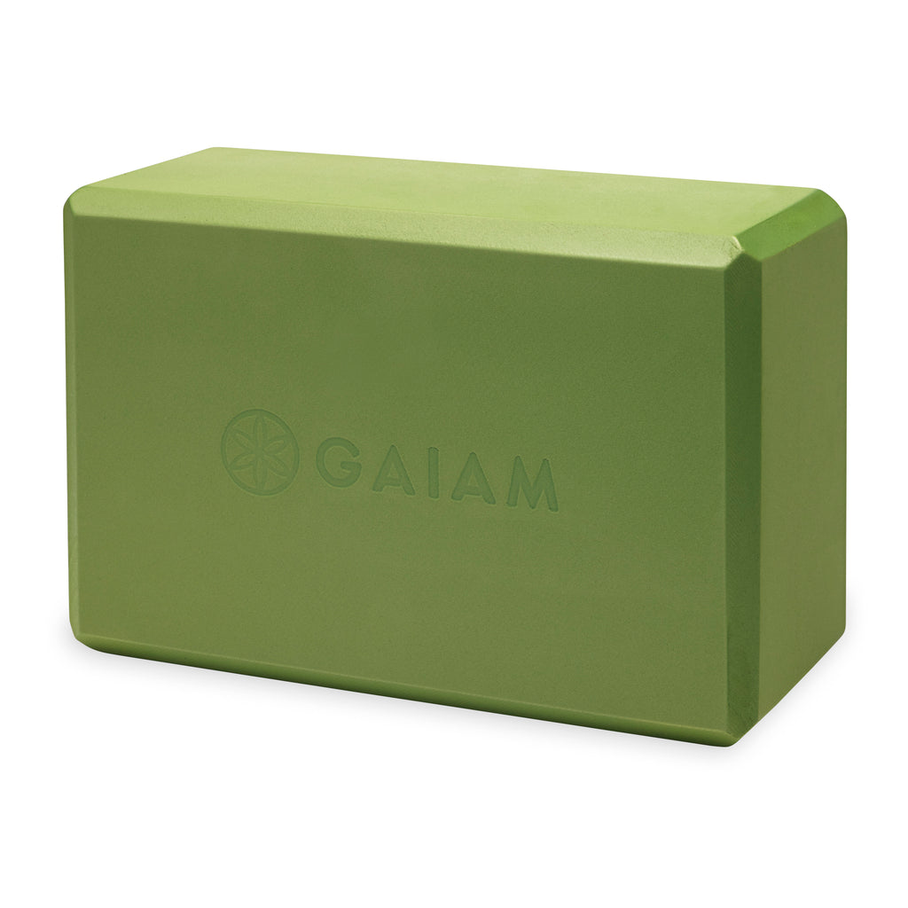 Gaiam -Yoga & Pilates block - ποικιλία χρωμάτων. Διαστάσεις:23 cm x 15 cm x 10 cm.Βάρος: 150 g - mykarma.gr
