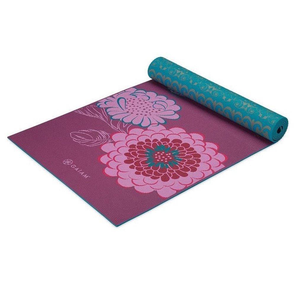 Gaiam Premium Reversible Στρωμα Yoga Kiku- 2 Διαφορέτικα σχέδια στο ίδιο στρώμα(2 όψεις) Διαστάσεις: Μήκος: 173 εκ Πλάτος: 61 εκ Πάχος: 6 mm - mykarma.gr