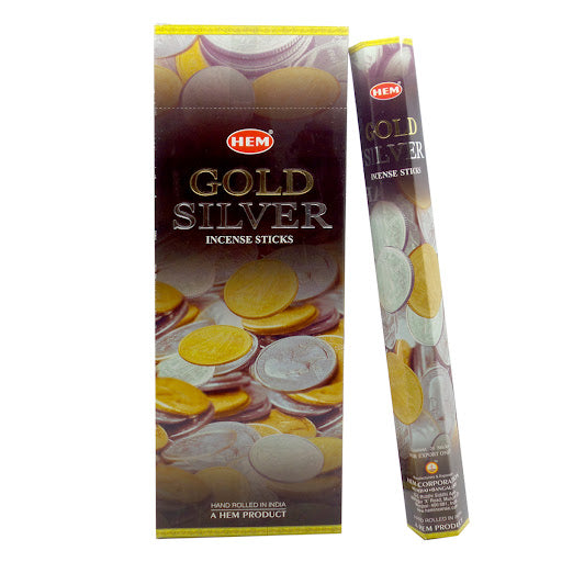 Ινδικό Αρωματικό Στικ - Gold Silver  20 g - mykarma.gr