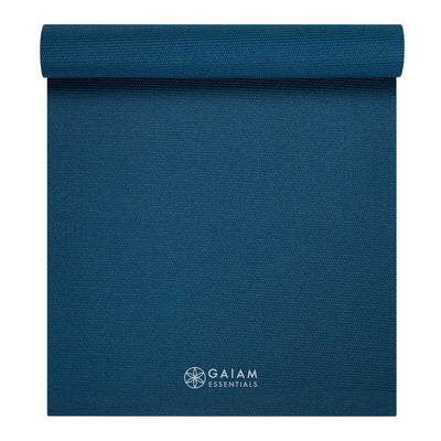 Gaiam Essentials Στρώμα Yoga Navy + Ιμάντας Μεταφοράς Δώρο. Διαστάσεις: Μήκος: 173 εκ Πλάτος: 61 εκ Πάχος: 6 mm - mykarma.gr