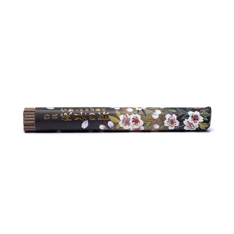 Ιαπωνικό Στικ  - Tokusen Usuzumi no Sakura -Cherry Blossom, Sandalwood & Japanese Cypress - 50 Στικ.Βάρος: 20 g. Χρόνος καύσης για κάθε Στικ 30 λεπτά. - mykarma.gr