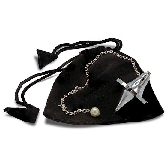 Εκκρεμές (Pendulum) ορείχαλκου επιχρωμιωμένος - 26 g  3,5 cm - mykarma.gr
