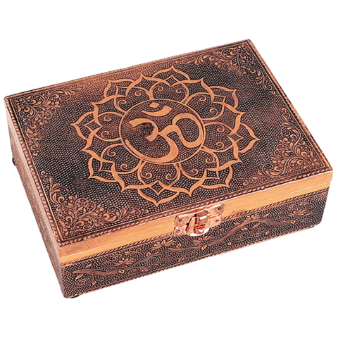 OHM κουτί κοσμημάτων Tar Tarot 18x13x6cm - χρώμα χαλκού - mykarma.gr
