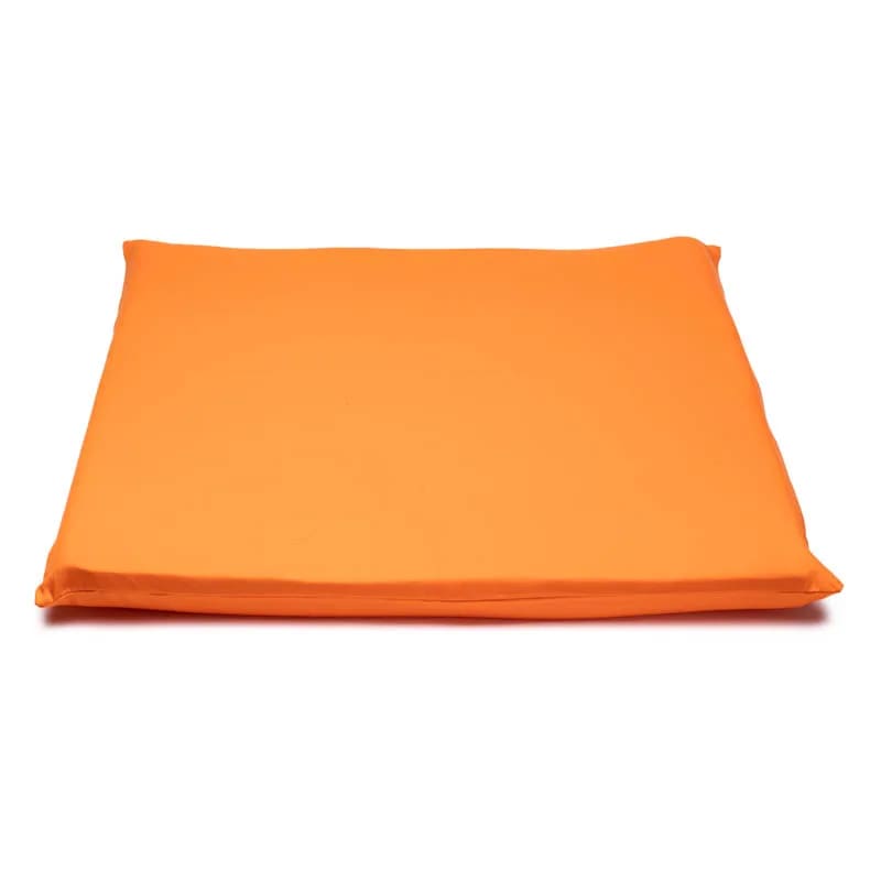 Meditation Mat Zabuton | Μαξιλάρι Διαλογισμού Zabuton 2o Chakra (γέμιση: αφρολέξ) - πορτοκαλί .Διαστάσεις 65 x 65 x 5 cm - mykarma.gr