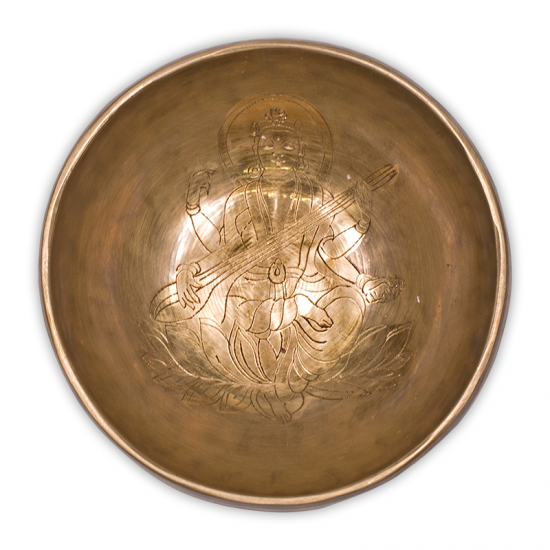 Θεραπευτικός Singing Bowl-Saraswati Healing. Βάρος: 400-600 g. Διαστάσεις: 13 εκ - mykarma.gr
