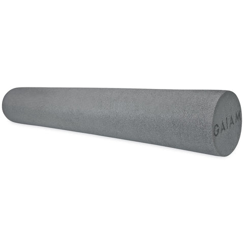 Gaiam Block - Restore Foam Roller - κύλινδρος αφρού για Pilates & μυϊκη θεραπεία  -γκρι  91 x 15 cm - mykarma.gr