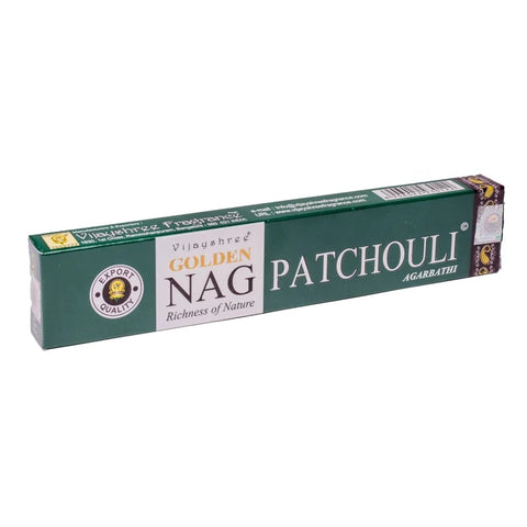 Αρωματικά Στικ Golden Nag - Πατσουλί (Patchouli). Βάρος: 15 g - mykarma.gr