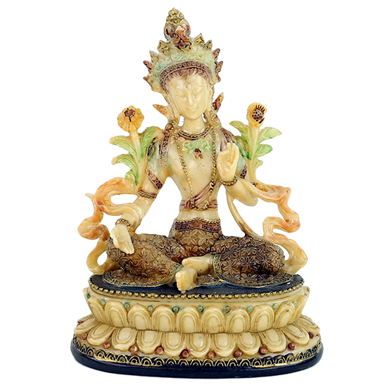 Πράσινη Τάρα-Green Tara.Βάρος: 512 g.Διαστάσεις: 13 × 9 × 17 cm. - mykarma.gr