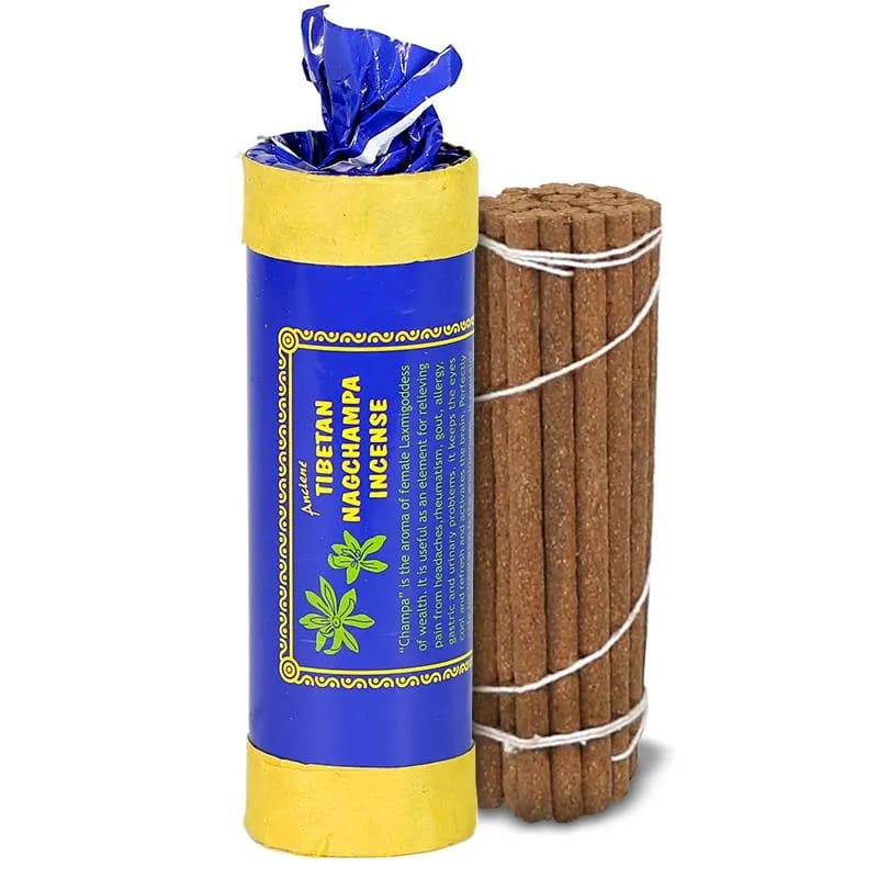 Στικ Tibetan NagChampa 30 Στικ & Βάση. Βάρος: 35 g. Χρόνος καύσης 60 λεπτά. - mykarma.gr