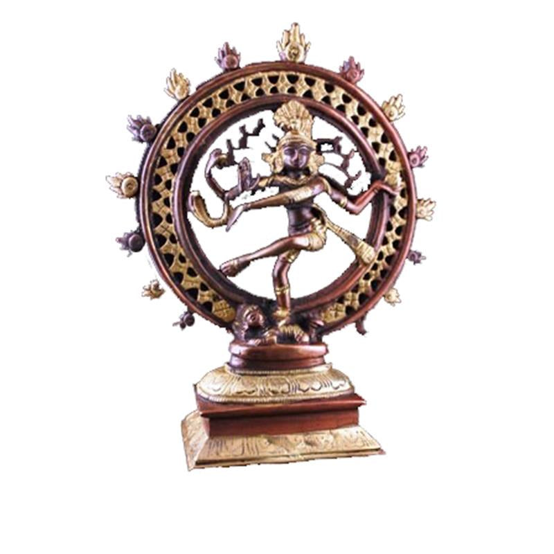 Shiva Nataraja- ορείχαλκος - δυο χρωμάτων.Βάρος: 1020 g. Διαστάσεις: 20 cm - mykarma.gr