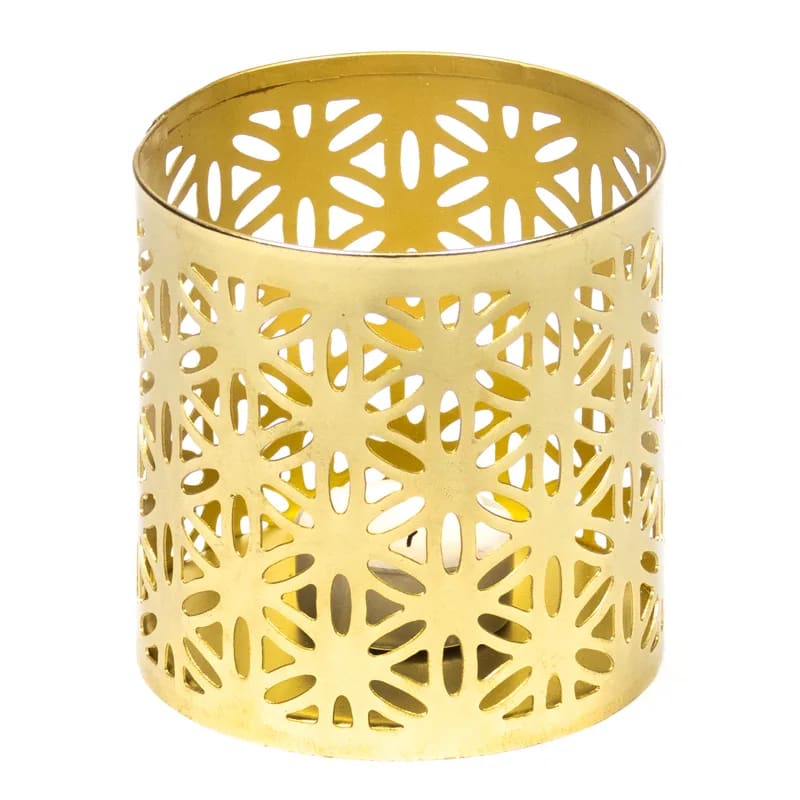 Fair Trade Φωτιστικό για ρεσώ «Flower of Life»  Διαστάσεις: 9 × 9,5 cm - mykarma.gr
