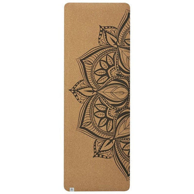 Gaiam -Printed Cork Mat Mandala | Φυσικό στρωμα απο Φελλό. Διαστασεις 173 cm x 61 cm x 5 mm. - mykarma.gr
