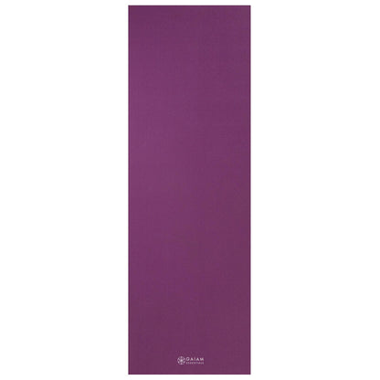 Gaiam Essentials Στρώμα Yoga Purple + Ιμάντας Μεταφοράς Δώρο. Διαστάσεις: Μήκος: 173 εκ Πλάτος: 61 εκ Πάχος: 6 mm - mykarma.gr