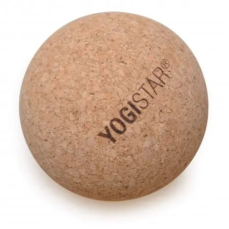 Yogistar- Massage Fascia Cork Ball  - μπάλα από Φελλό για Μασάζ & Μυϊκη θεραπεία Διάμετρος: 8 cm - mykarma.gr