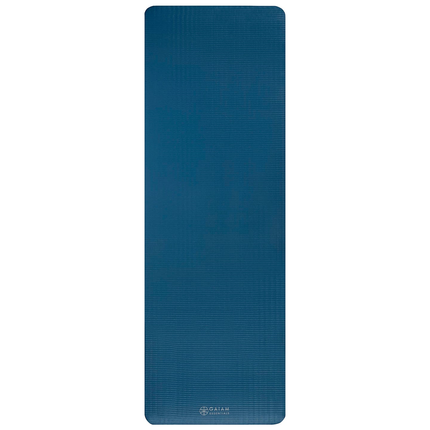 Gaiam Fitness mat- Στρώμα για Aerobic & Pilates + ιμάντας μεταφοράς δώρο - Navy.  10 mm  172 cm x 61 cm. - mykarma.gr