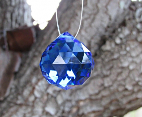 Κρύσταλλοι Feng Shui Crystal σφαίρα μπλε ποιότητας AAA.Διαστάσεις: 4 εκ - mykarma.gr