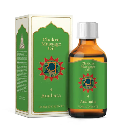 Chakra 4 Anahata Massage Oil - Λάδι Μασάζ για την εξισορρόπηση του 4ο Τσάκρα - με αιθέριο έλαιο  100 ml - mykarma.gr