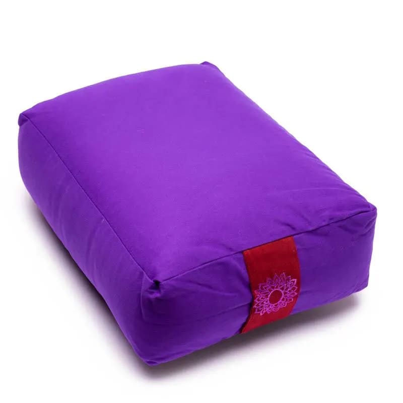 Μαξιλάρι Διαλογισμού Bolster - 7ο Chakra Sahasrara - violet.Διαστάσεις: 38 × 28 × 15 cm - mykarma.gr