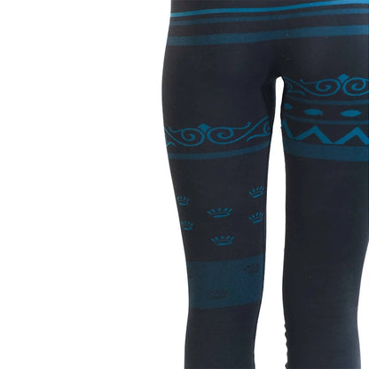 Γιόγκα Κολάν Yoga Leggings -Balance blue/black απο Οργανικό Βαμβάκι  S-M - mykarma.gr