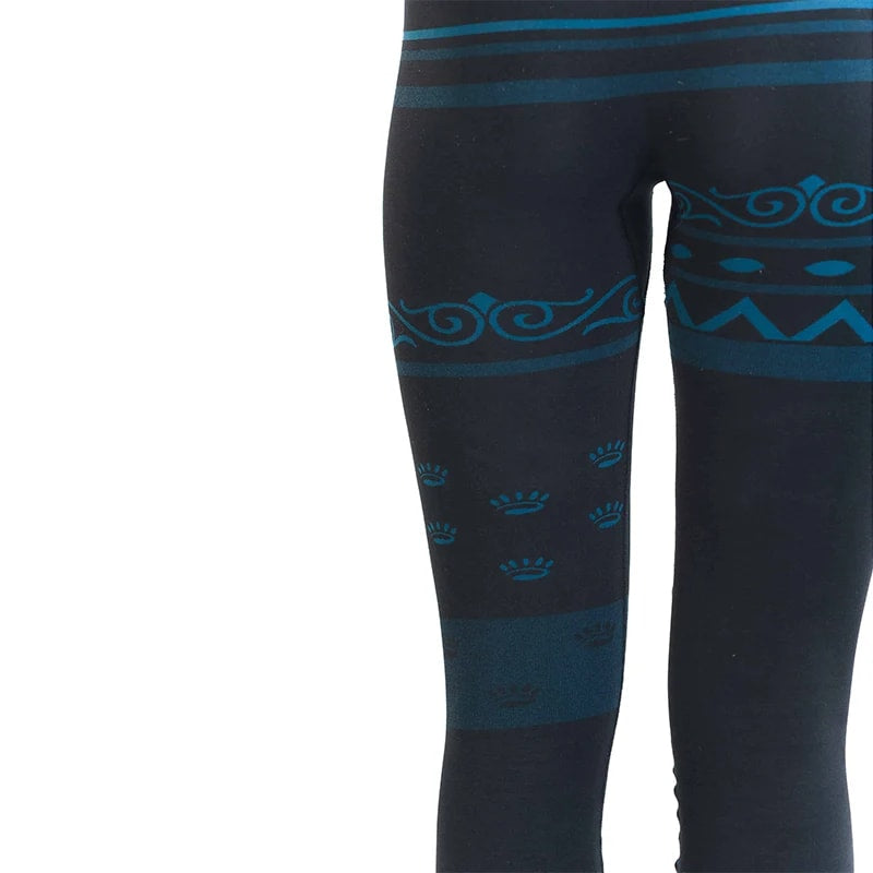 Γιόγκα Κολάν Yoga Leggings -Balance blue/black απο Οργανικό Βαμβάκι  S-M - mykarma.gr