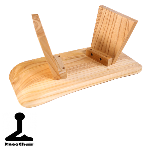 Ξύλινος Πάγκος διαλογισμού με καμπύλη. Βάρος: 1375 g. Διαστάσεις: 42 × 19 cm. - mykarma.gr