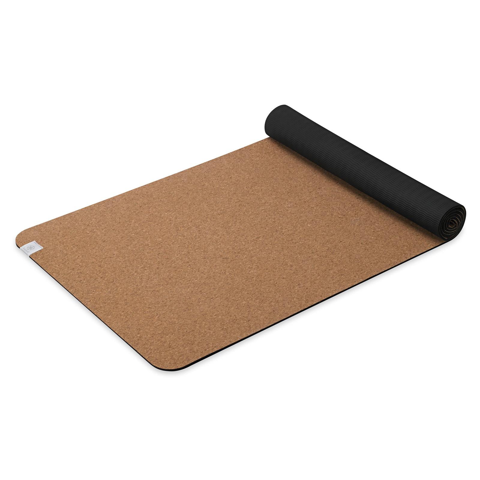Gaiam -Yoga Mat Cork | Φυσικό στρωμα απο Φελλό. Διαστασεις 173 cm x 61 cm x 5 mm. - mykarma.gr