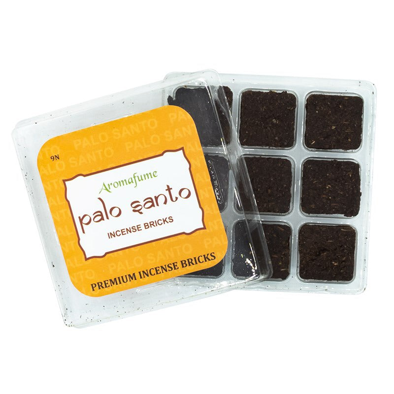 Αρωματικό Κάρβουνο Incense Bricks Palo Santo για καυστήρα Aromafume - 9 Θυμιάματα/Τούβλα.Βάρος: 40 g - mykarma.gr
