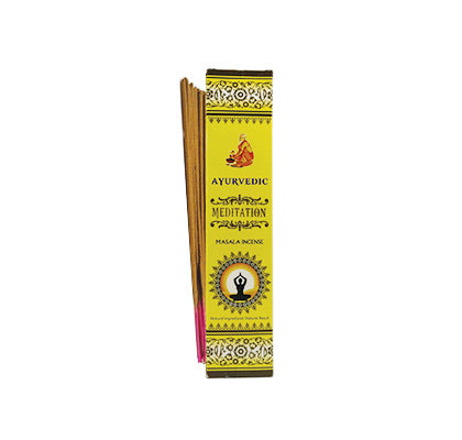 Αρωματικό Στικ Ayurvedic Masala Meditation 10 g  15 Στικ. Χρόνος καύσης: ± 60 λεπτά ανά Στικ - mykarma.gr