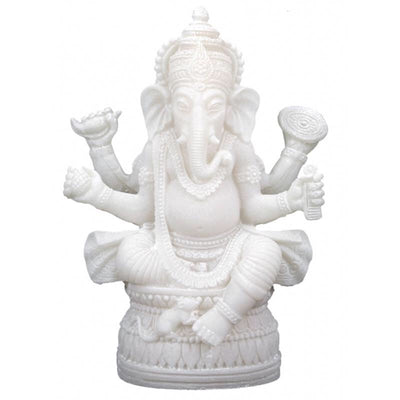 Άγαλμα Ganesh με ποντικάκι - Θεός της Τύχης. Διαστάσεις: 17 εκ - mykarma.gr