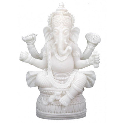Άγαλμα Ganesh με ποντικάκι - Θεός της Τύχης. Διαστάσεις: 17 εκ - mykarma.gr