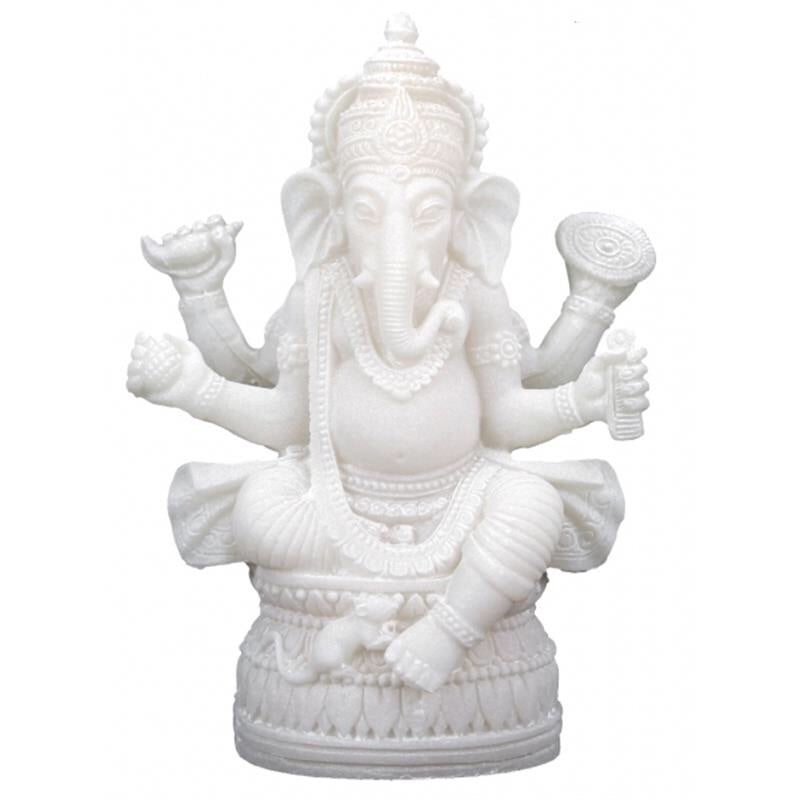 Άγαλμα Ganesh με ποντικάκι - Θεός της Τύχης. Διαστάσεις: 17 εκ - mykarma.gr