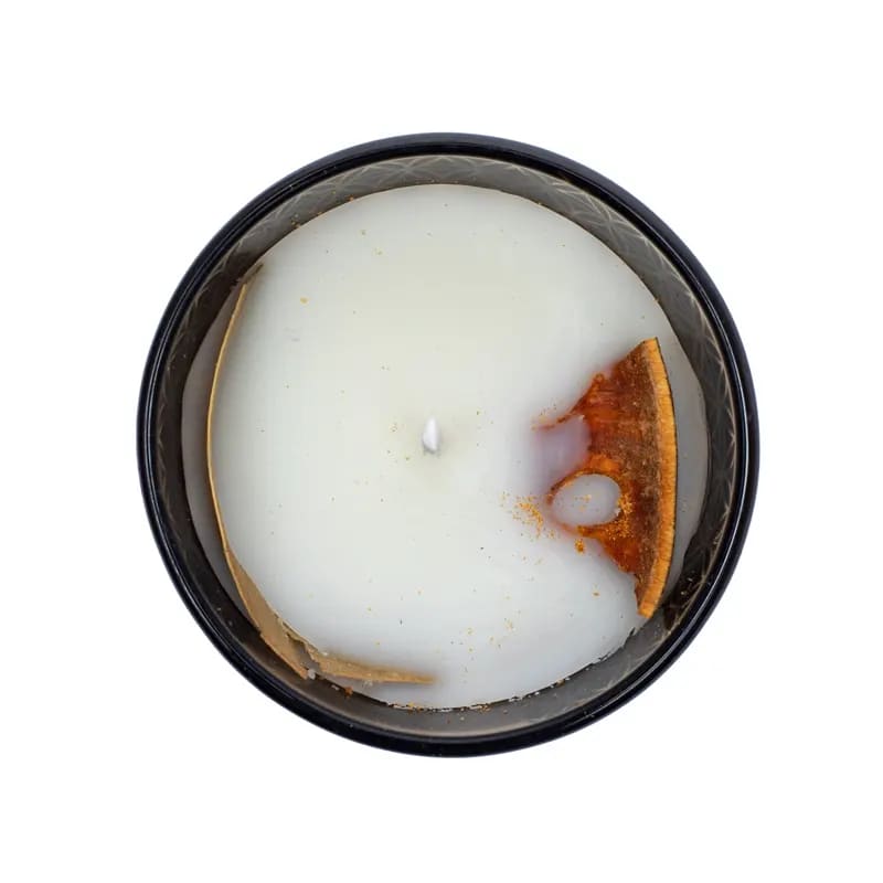 Κερί Σόγιας Organic Goodness με αιθέριο έλαιο Μανταρίνι(Mandarin) & Φλούδα από Πορτοκάλι με Φύλο Δάφνης Χρόνος καύσης 55 ώρες Διαστάσεις:11 x 9 cm - mykarma.gr