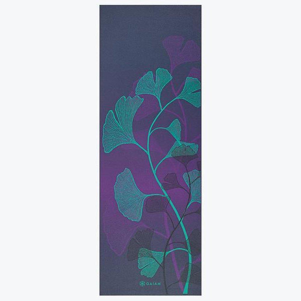 Gaiam Yoga Sets - Yoga Beginners Kit Lily Shadows - Στρώμα 173 x 61 cm 4 mm & Block Αφρού 10 x 15  x 23 cm & Ιμάντας 183 cm - mykarma.gr