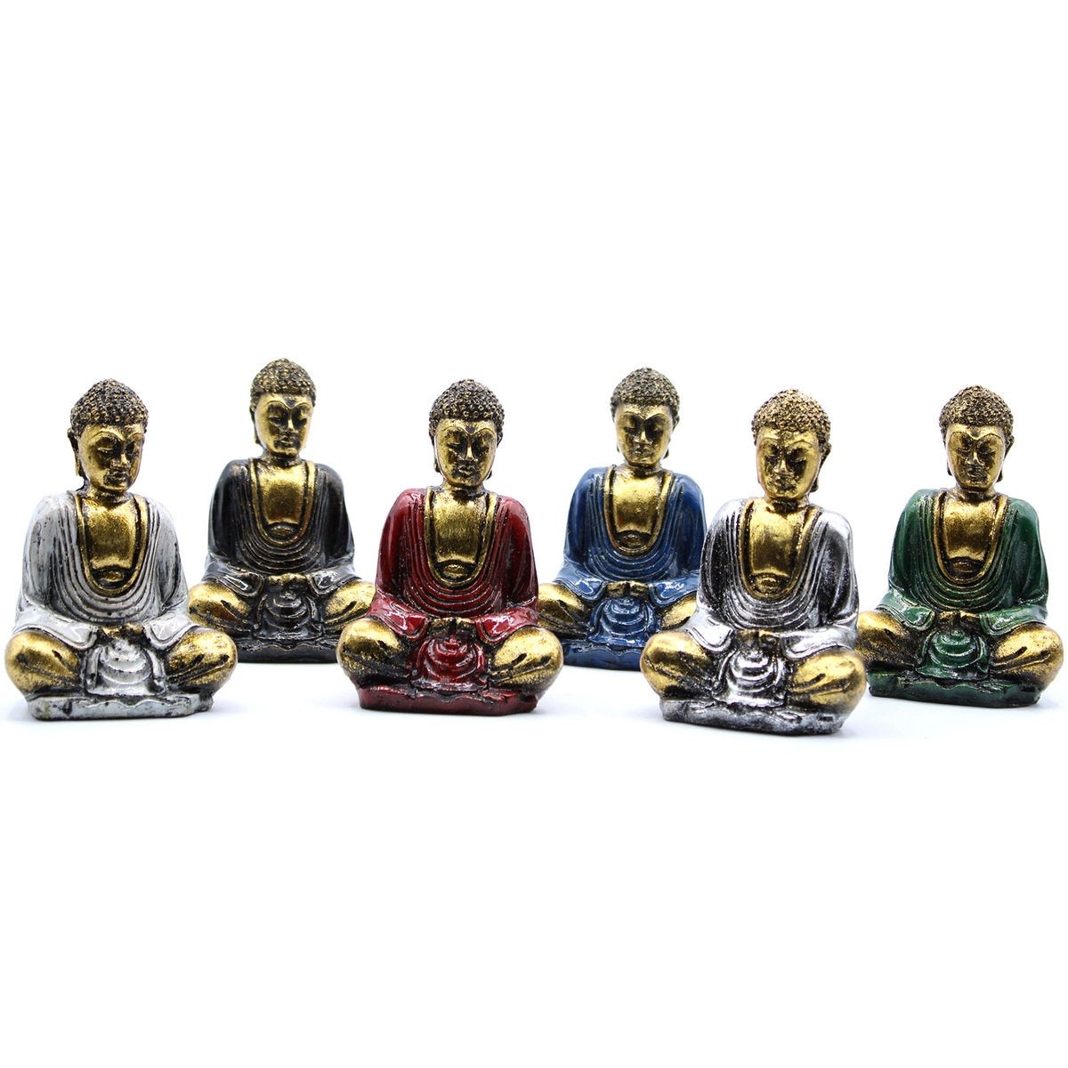 Mini  Βουδιστικό Άγαλμα . Διαστάσεις: 8x6x4 (cm) (Η συσκευασία περιέχει 1 τεμάχιο) - mykarma.gr