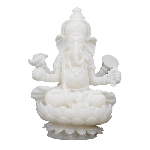 Άγαλμα Ganesha με ποντικάκι - Θεός της Τύχης. Διαστάσεις: 10 εκ - mykarma.gr