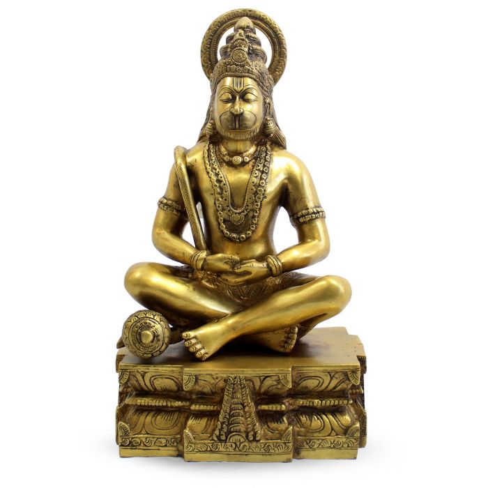 Αγαλμά χάλκινο Hanuman 37x19x11 - mykarma.gr