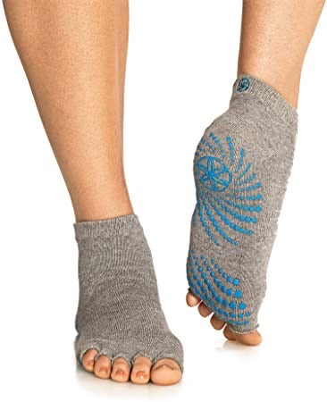 Gaiam Half Toe Grippy Socks | Αντιολισθητικές κάλτσες με ανοιχτά δάκτυλα-onesize - mykarma.gr