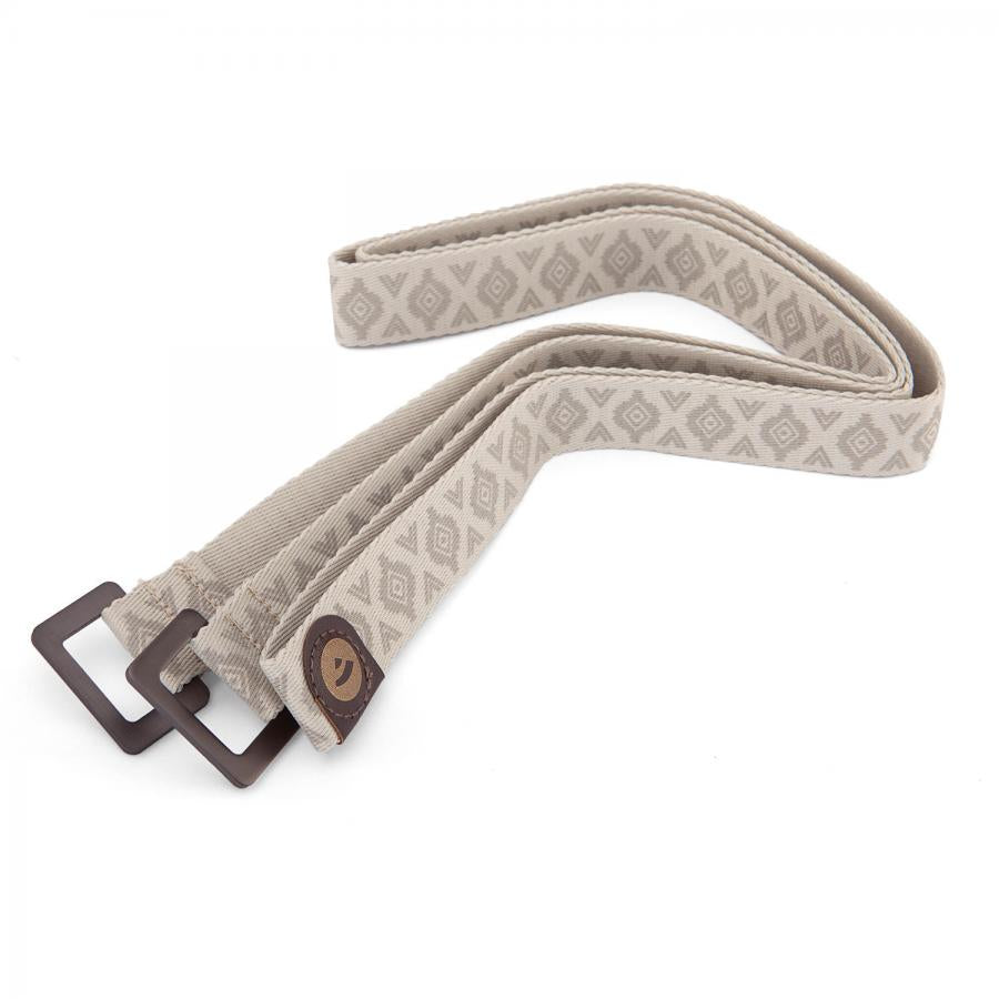 Ιμάντας Μεταφοράς για Στρώμα Yoga -Mat Carry Strap ETHNO Ecru 165cm (44g) - mykarma.gr