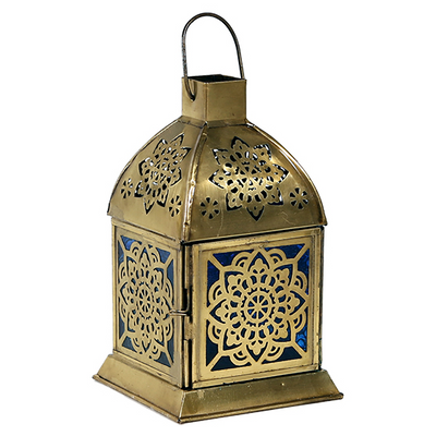 Φωτιστικό ρεσώ για ατμοσφαιρικό φωτισμό Oriental Lantern Mandala 9x9x15.5cm - mykarma.gr