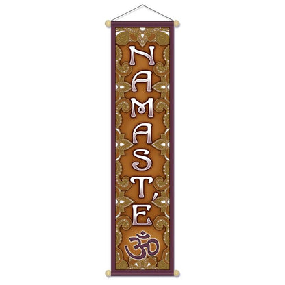 Κρεμαστά Τοίχου - Banner Namaste 15x60cm - mykarma.gr