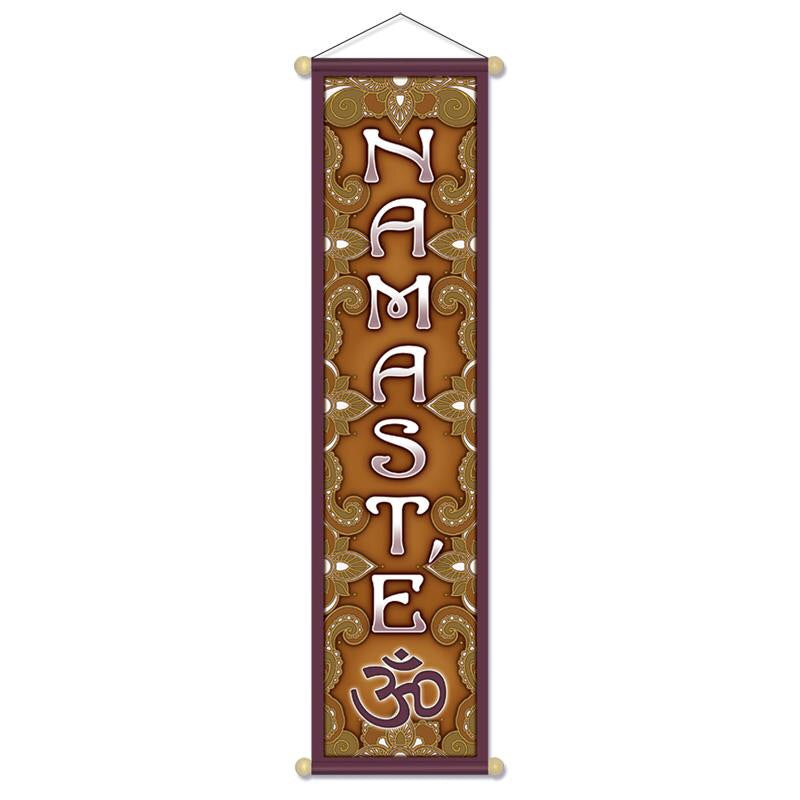 Κρεμαστά Τοίχου - Banner Namaste 15x60cm - mykarma.gr