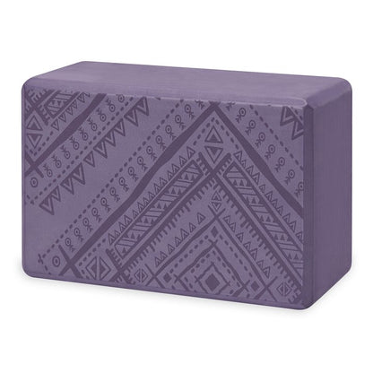 Gaiam - Yoga & Pilates block - Navajo - Διαστάσεις: 22,6 cm x 15 cm x 10 cm.Βάρος:180 g - mykarma.gr
