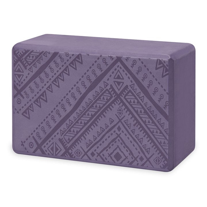Gaiam - Yoga & Pilates block - Navajo - Διαστάσεις: 22,6 cm x 15 cm x 10 cm.Βάρος:180 g - mykarma.gr