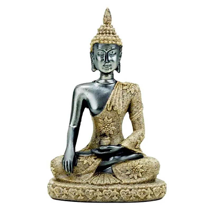 Άγαλμα του Βούδα - φτιαγμένο από άμμο, 10cm - mykarma.gr