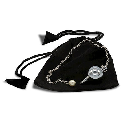 Εκκρεμές (Pendulum) ορείχαλκου επιχρωμιωμένος - 20 g  3 cm - mykarma.gr